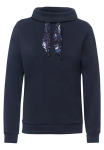 301706- Black Sweatshirt - Cecil