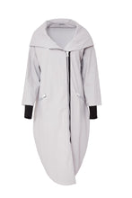 Load image into Gallery viewer, 22151- Dove Grey raincoat - Naya