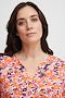 Load image into Gallery viewer, 2048- Pink Floral Blouse- Fransa +