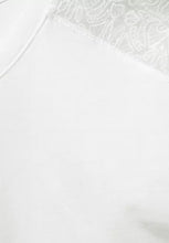 Load image into Gallery viewer, 318311- White Mesh Sleeve T-Shirt- Cecil