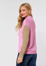 Load image into Gallery viewer, 302027-pink and sand pullover- Street One