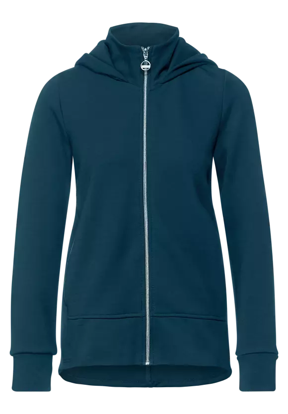 211768 Street One Full Zip Hoodie Teal