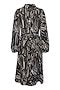 1441- Fransa Dress (whitecap grey mix)