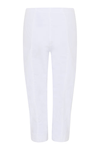 51664- White Denim Crop Trouser - Robell