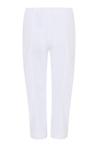 51664- White Denim Crop Trouser - Robell