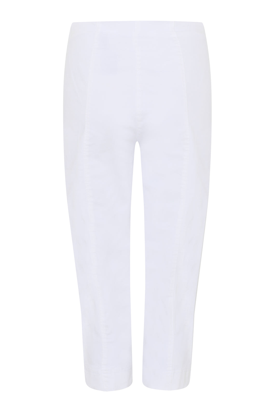 51664- White Denim Crop Trouser - Robell
