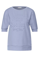 Load image into Gallery viewer, 318519- blue, soft embroidered shirt- Street One