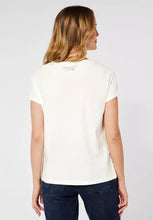 Load image into Gallery viewer, 318515- Sequence Off White T- shirt- Street One