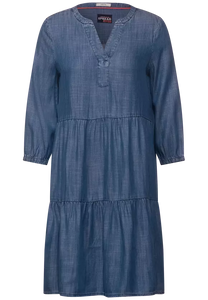 143318- Denim Smock Dress