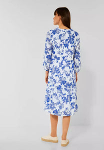 143210- Blue floral dress - Cecil