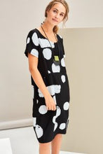 Load image into Gallery viewer, 22199- Black Spot Print Top- Naya