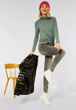Load image into Gallery viewer, 317010- Green Polo Neck Jumper- Street One