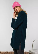 Load image into Gallery viewer, 253510- Deep Teal Boucle Cardigan- Street One