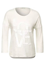 Load image into Gallery viewer, 317455- Cream Love Sequence Top- Cecil