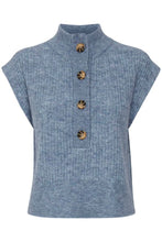 Load image into Gallery viewer, 0244- Sky Blue Wool Vest -  Fransa