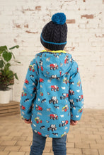 Load image into Gallery viewer, Little lighthouse- Lucas Boys Blue Farm Print Jacket