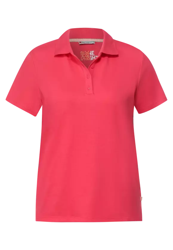 317791-Coral Polo Shirt - Street One