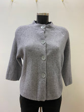 Load image into Gallery viewer, 17216 DECK Button Cardigan- Grey