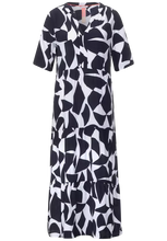 Load image into Gallery viewer, 143265- Midi Tunic Dress White and Navy - Street one