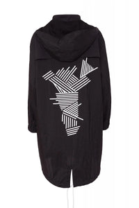 22158- Coat with Back Print
