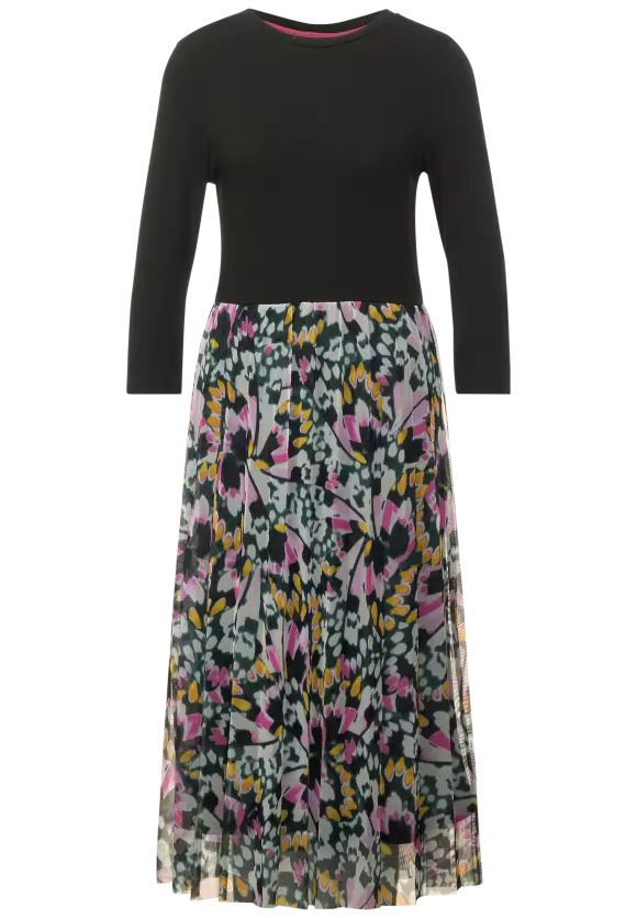 143169-Mix Mesh Dress - Street One ,