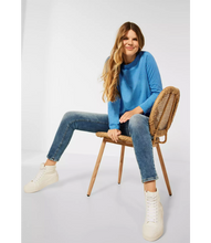 Load image into Gallery viewer, 947 Cecil Blue Stripe Top