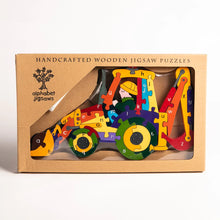 Load image into Gallery viewer, Alphabet Backhoe - Alphabet Jigsaws