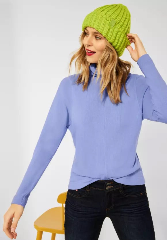 317179 - Ice Blue Poloneck Jumper - Street One