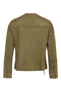6287- Green Suede Style Jacket- Sunday