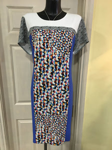 Via Veneto Panel Print Dress