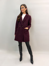 Load image into Gallery viewer, Burgundy Teddy Coat - Kate &amp; Pippa