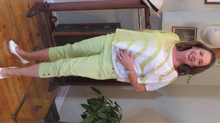 Load image into Gallery viewer, Summer Crop Trouser - Apple Green