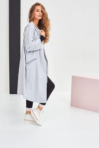 22151- Dove Grey raincoat - Naya
