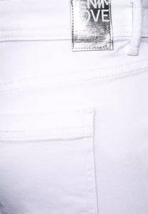 375134- White denim cropped trouser- Street One