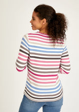 Load image into Gallery viewer, 114617- Pink / Mink Stripe Jumper - Rabe