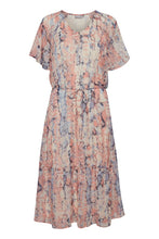 Load image into Gallery viewer, 0620- Salmon/Blush Mix Print Dress- Fransa