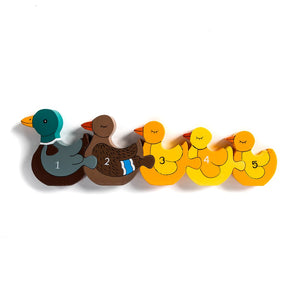 Duck Number Row Jigsaw