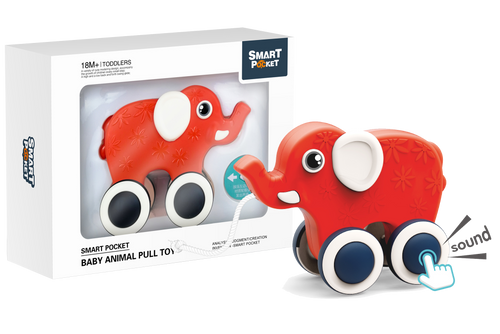 Baby animal pull toy - Elephant