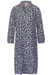 143199- Navy floral dress - Street One