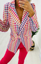 Load image into Gallery viewer, Pink Multi Colour Blazer - Kyla
