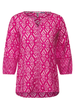 Load image into Gallery viewer, 343270- Printed Blouse Raspberry pink- Cecil
