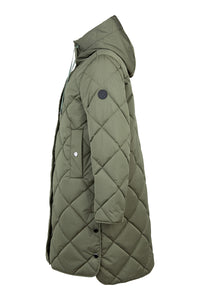 513- Long Green Coat - Frandsen