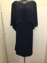 Load image into Gallery viewer, Navy Cape Dress- Personal Choice