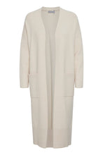 Load image into Gallery viewer, 1465- Fransa Long Cream Cardigan
