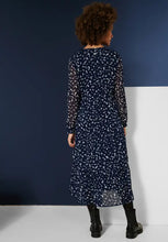 Load image into Gallery viewer, 143434- Navy Chiffon Tunic Dress - Street One