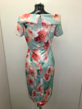 Load image into Gallery viewer, Coral/ Mint Rose Print Dress - Kate Cooper