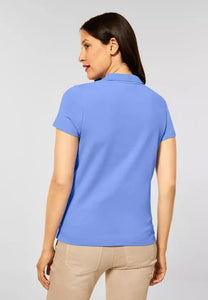 317791-Blue Polo Shirt - Street One