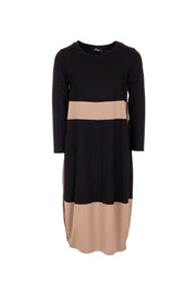 22534- Colour Block Dress- Peruzzi