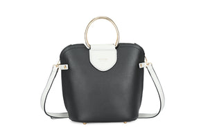 31110- Black Clasp Bag