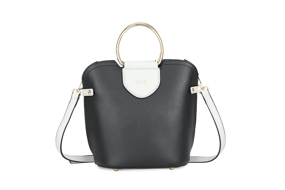 31110- Black Clasp Bag